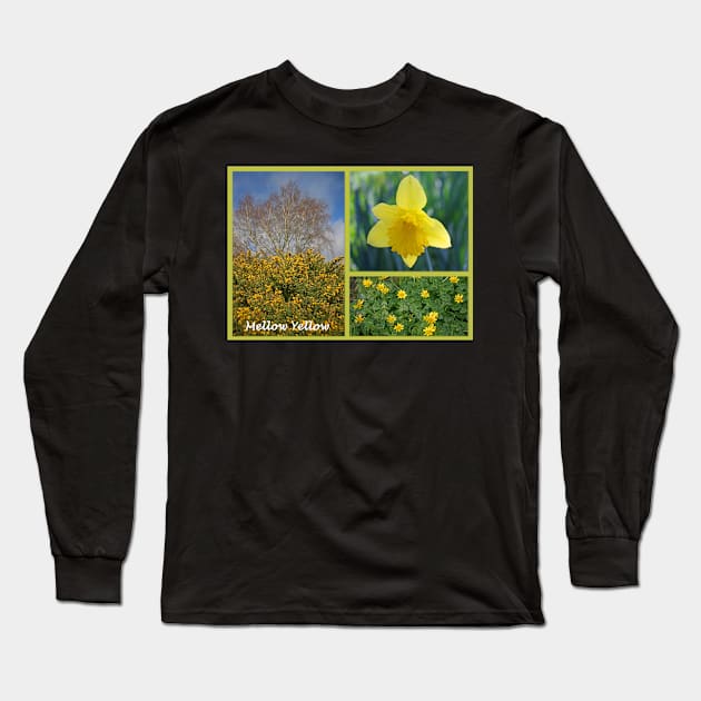 Mellow Yellow Long Sleeve T-Shirt by RedHillDigital